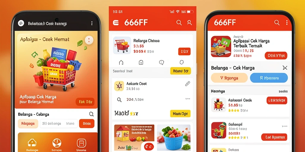 Antarmuka aplikasi 666FF untuk cek harga yang user-friendly.