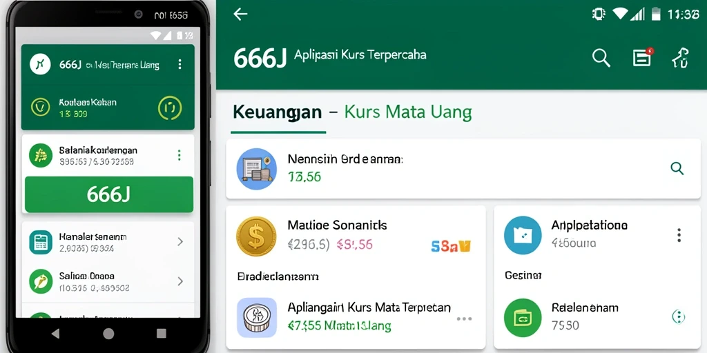 Tampilan antarmuka 666J yang informatif dan user-friendly.