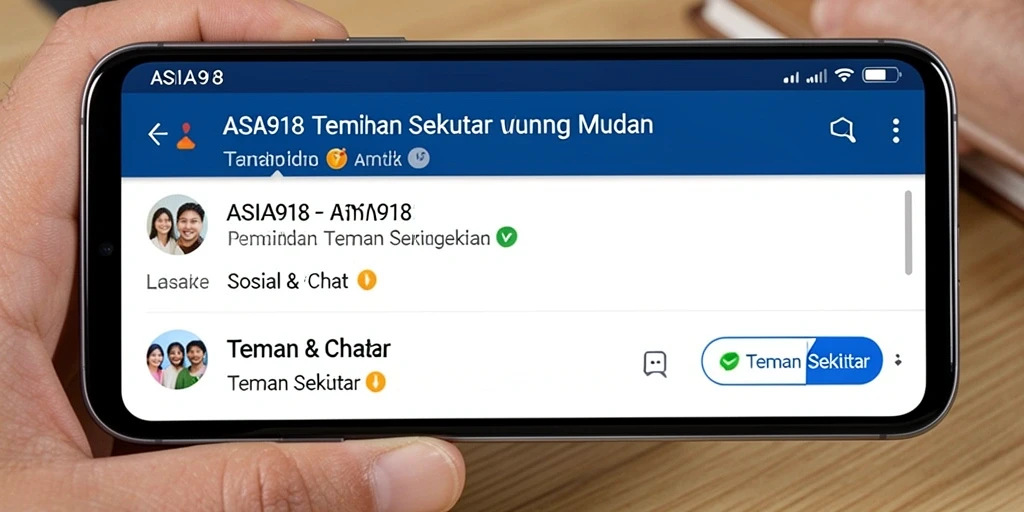 Tampilan antarmuka pengguna ASIA918 yang intuitif dan menarik.