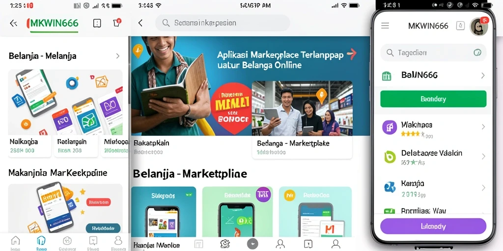 Tampilan antarmuka aplikasi MKWIN666 yang modern dan user-friendly.