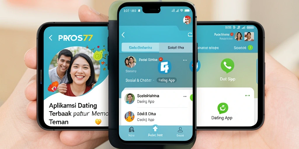 Antarmuka POROS77 yang menarik dengan fungsi kencan mudah.