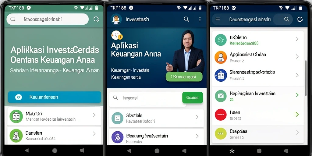 Screenshot utama TKP188 menunjukkan antarmuka aplikasi Investasi yang intuitif.