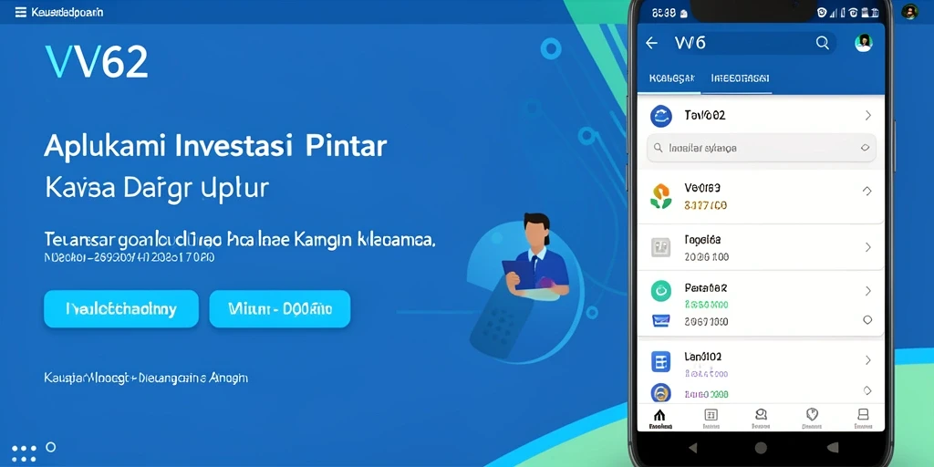 Tampilan antarmuka aplikasi VV62 yang user-friendly dan fungsional.